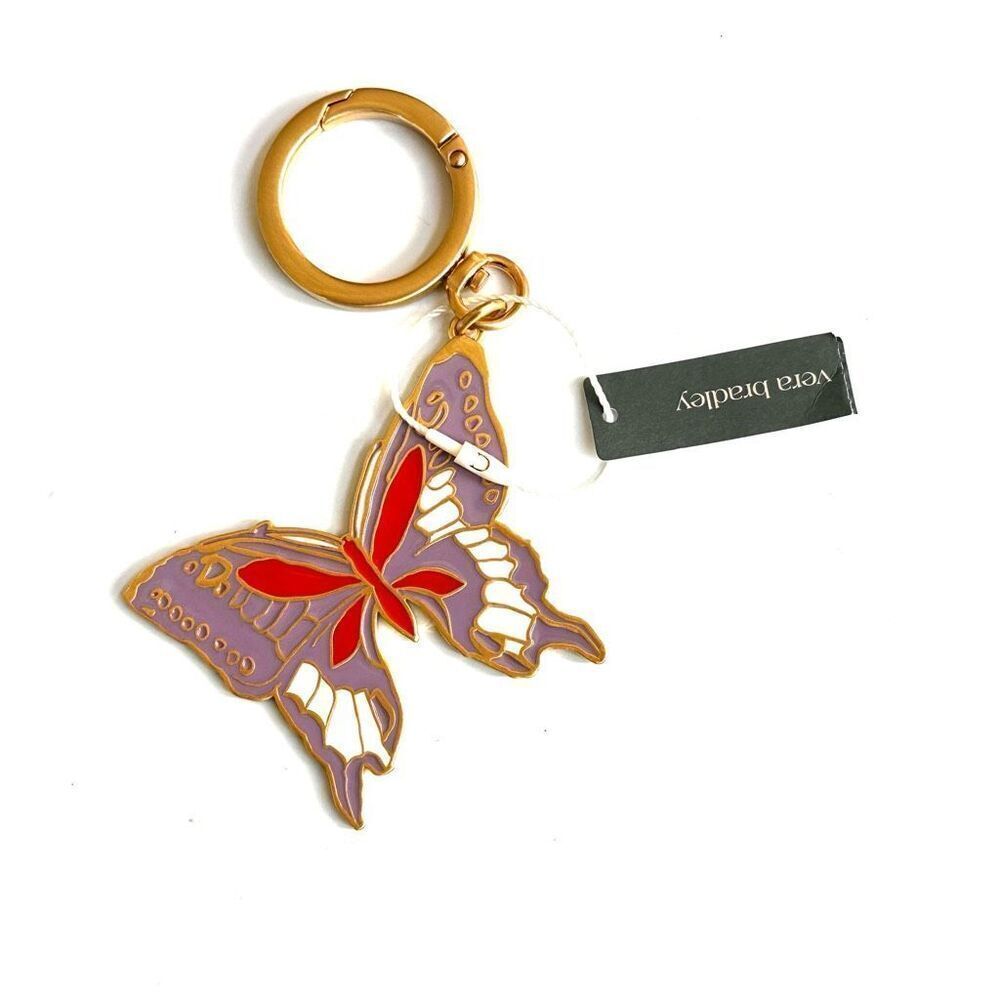 Vera  Bradley  Enamel Key Chain Butterfly